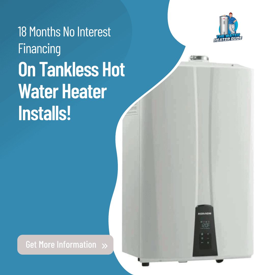 tankless water heater financing Waxhaw NC
