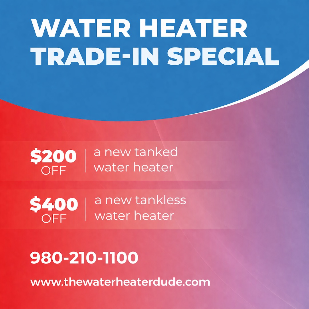 water heater trade-in special